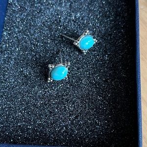 Sterling Silver Turquoise Studs